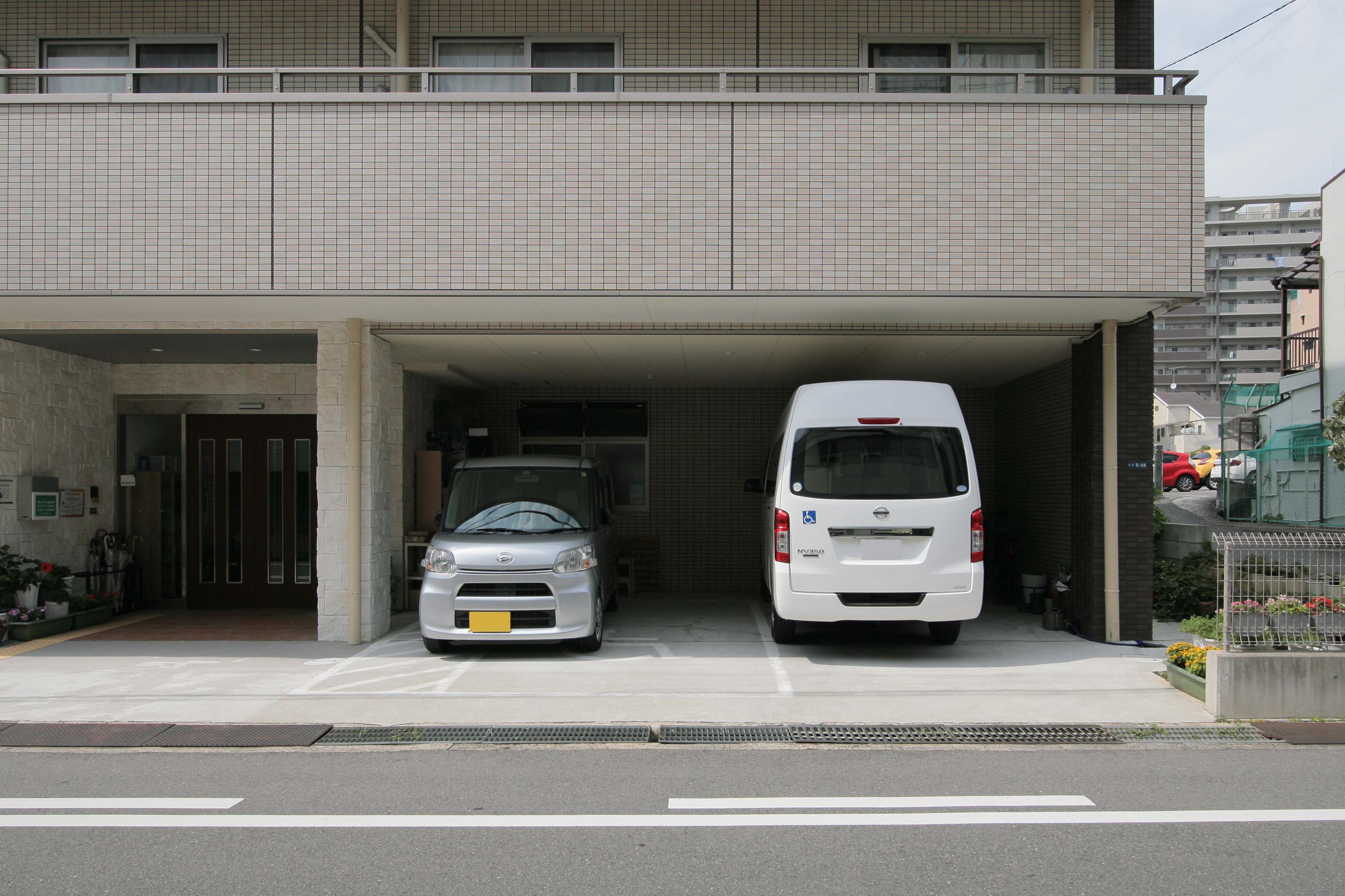 そうごうケアホーム寝屋川本町の駐車場完備