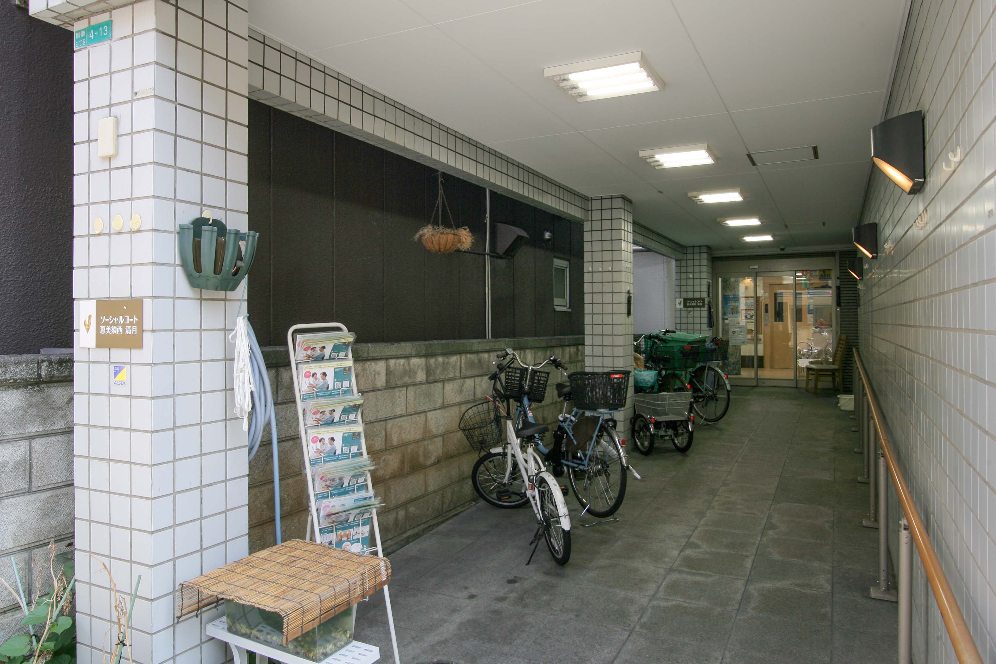 ソーシャルコート恵美須西　清月の駐車場完備