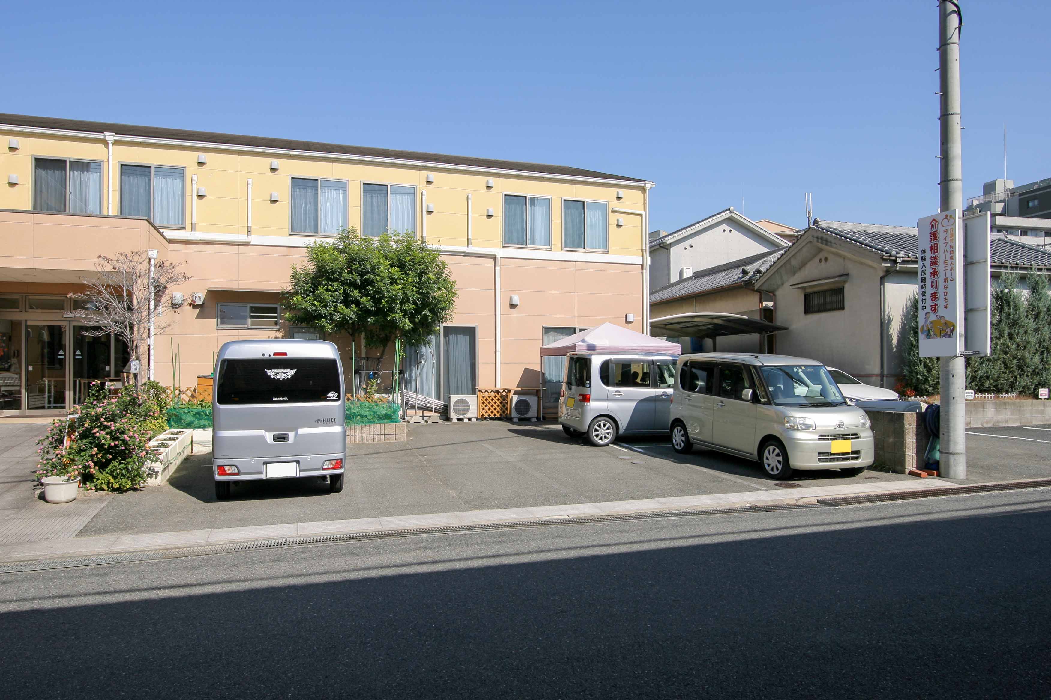 ライフハーモニー堺なかもずの駐車場完備