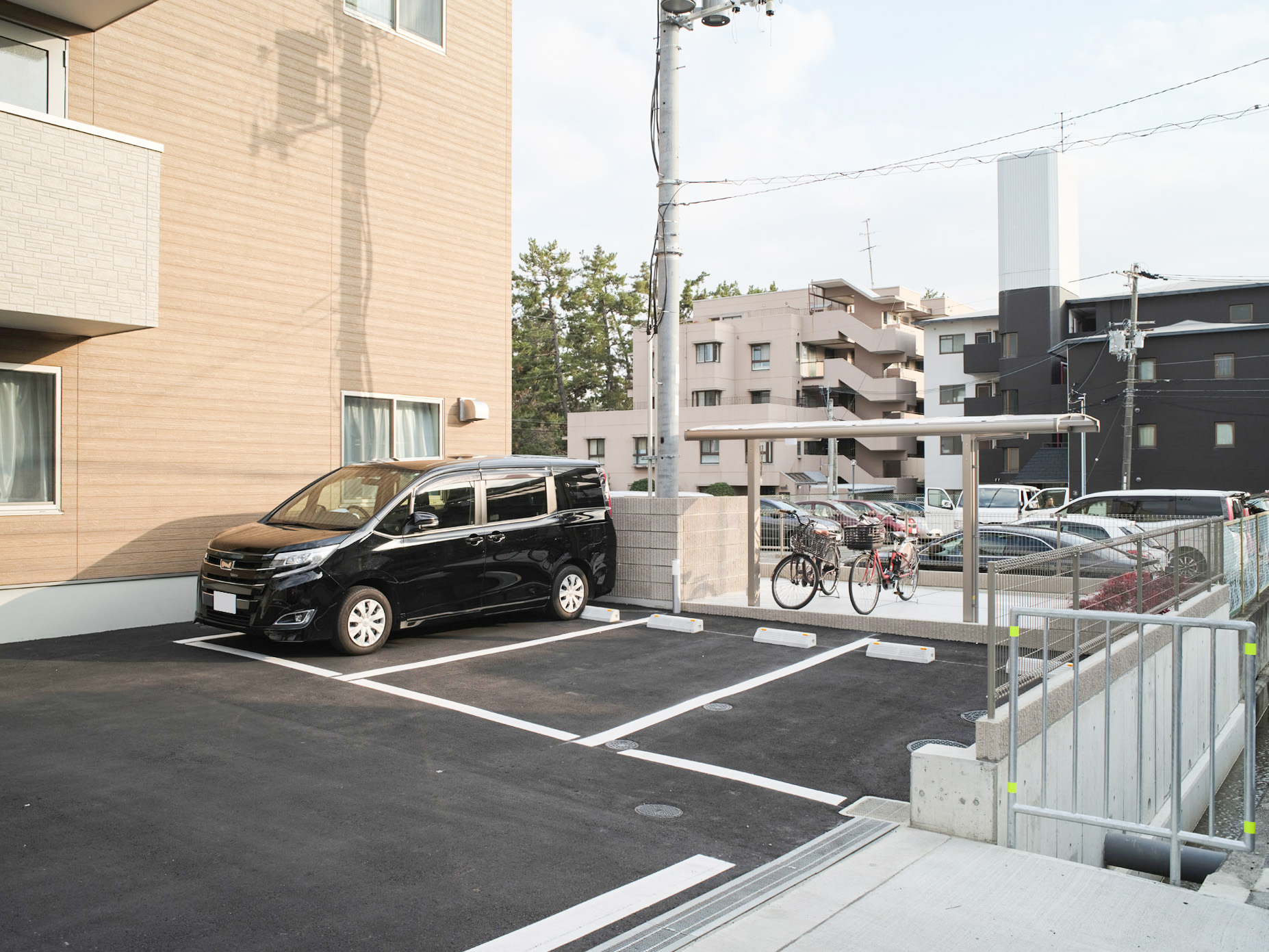 花葉メディケア豊中緑地の駐車場完備