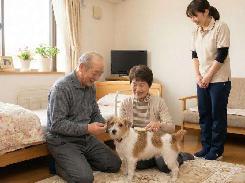 老人ホームでペットと暮らす費用や条件は?犬・猫との同居や面会・トラブル対策を解説