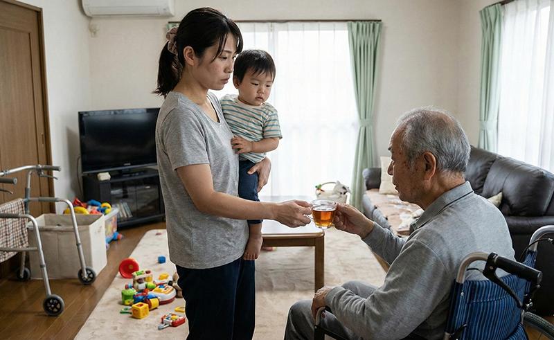 【ダブルケア】育児と介護の両立がつらい方へ!共倒れを防ぐ支援サービスと費用負担の軽減策